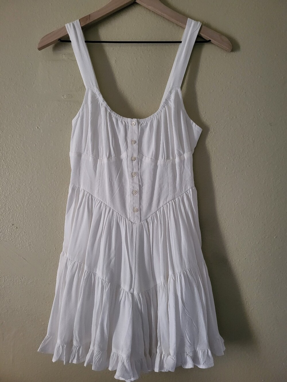 American Eagle White Romper XS